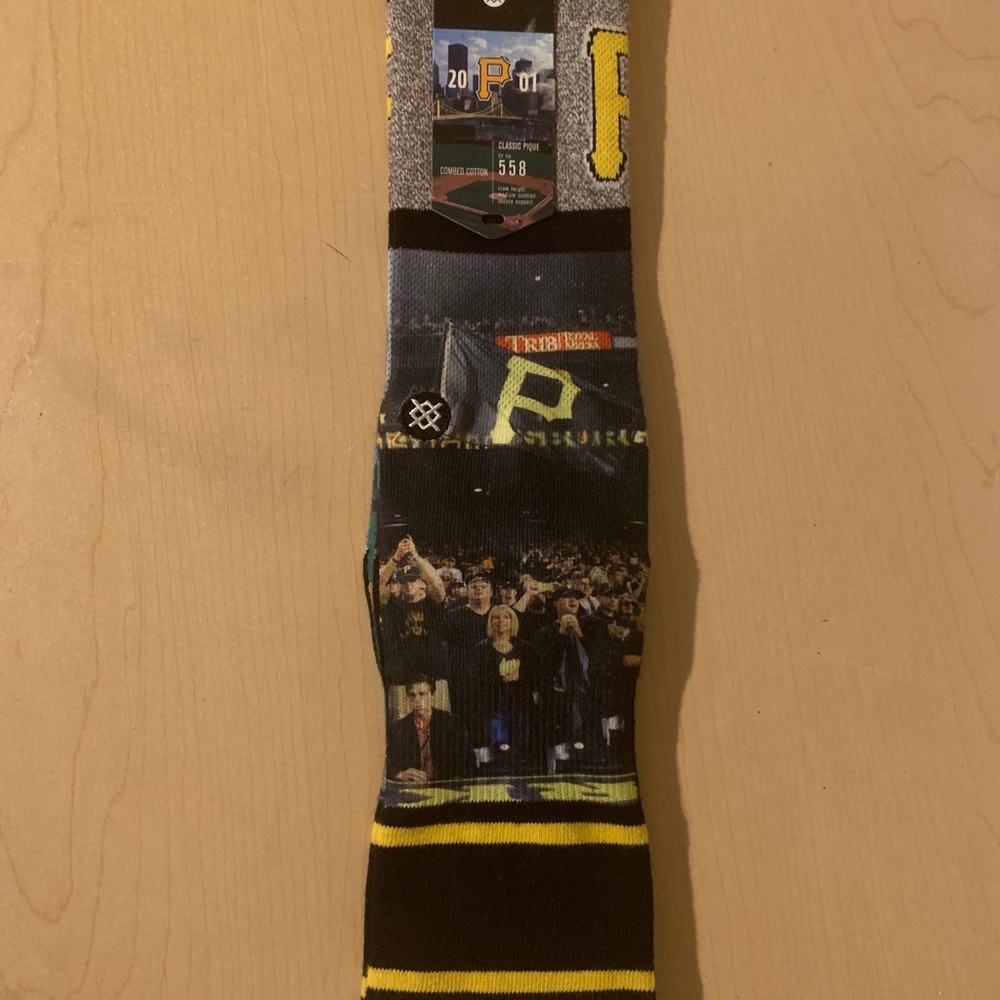 Stance socks x MLB Pirates PNC park